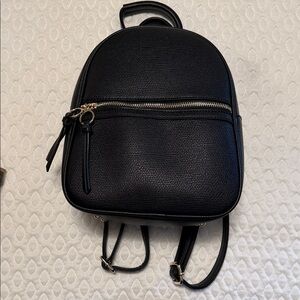 Classic Black Mini Backpack